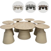 طقم طاولات وسط عدة الوان