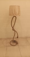 مصباح أرضي طويل بوهيمي بني