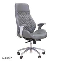 كرسي مكتب دوار وثابت جلد عدة ألوان