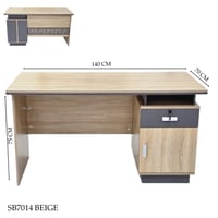 مكتب مع ادراج عدة مقاسات وألوان