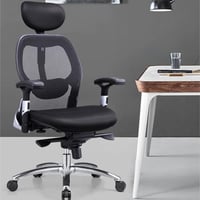 كرسي مكتب فخم أسود دوار