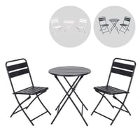 طقم طاولة وكرسيين خارجي عدة الوان