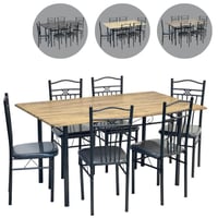 طقم طاولة 6 كراسي عدة الوان