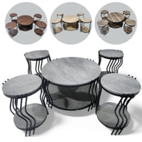 طقم طاولات وسط عدة الوان