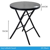 طاولة زجاج قابلة للطي عدة موديلات