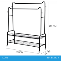 علاقة ملابس رفين عدة موديلات
