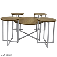 طقم طاولات عدة ألوان