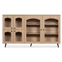 بوفيه مودرن لون خشبي فاتح