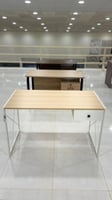 مكتب خشبي فاتح مقاس 120 سم