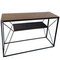 طاولة مدخل خشب لون خشبي غامق