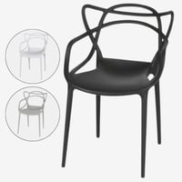 طقم 4 كراسي فايبر مودرن عدة ألوان