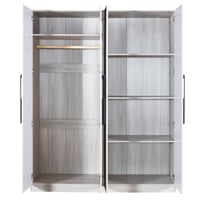 دولاب ملابس رمادي عدة مقاسات