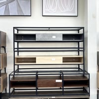 طاولة تلفزيون سطح زجاج 140و160و180 سم