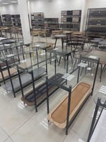 مدخل راتان وزجاج عدة ألوان