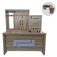 مكتب مع سكرتاريه عدة مقاسات