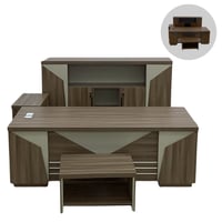 طقم مكتب مدراء 220سم عدة الوان