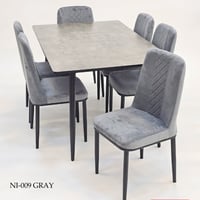 طقم طاولات طعام 4و6 كراسي عدة ألوان