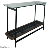 مدخل راتان وزجاج عدة ألوان