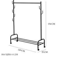 علاقة ملابس عدة موديلات