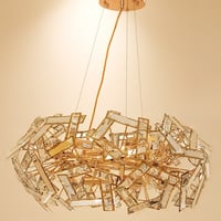 ثريا كريستال موديل حديث وراقي شكل دائري 100سم