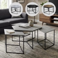 طقم طاولات قهوه متداخله عدة الوان