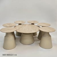 طقم طاولات وسط عدة الوان