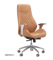 كرسي مكتب دوار وثابت جلد عدة ألوان