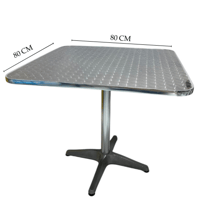 طاوله ألمونيوم 60و80سم عدة اشكال