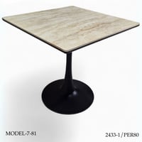 طاولات بورسلان مربع كوفي ومطاعم عدة مقاسات