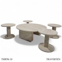 طقم طاولات خشب أرضي عدة الوان