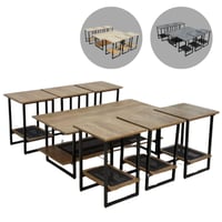 طقم طاولات شاي راتان عدة الوان