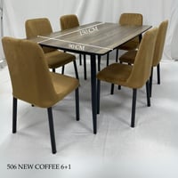 طقم طاولات طعام 6و4 كراسي مخمل عدة الوان