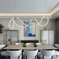 ثريا ليد مودرن برونزي 3 اضاءات 150 سم