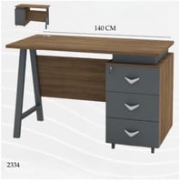 مكتب مع ادراج 120و140 سم