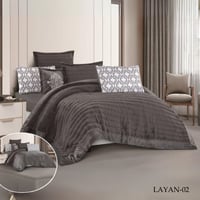 طقم مفرش نفر ونص ونفرين مخمل عدة الوان