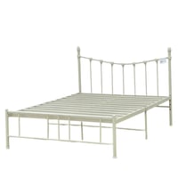 سرير عدة مقاسات لون أبيض