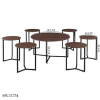 طقم طاولة وسط عدة الوان