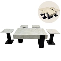 طقم 4و6 طاولات وسط عدة ألوان