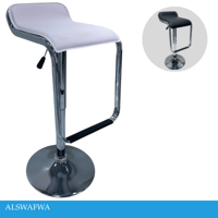 كرسي بار جلد مودرن عدة الوان