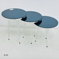 طقم طاولات تركي مدرج عدة الوان