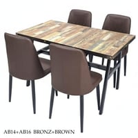 طقم طاولة طعام 4 كراسي عدة الوان