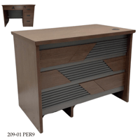 مكتب مودرن مع ادراج 100و120و140 سم عدة الوان