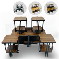 طقم 4أو6 طاولات عدة الوان