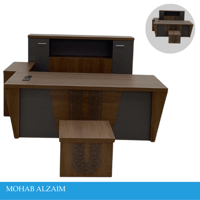 طقم مكتب مدراء 220سم عدة الوان