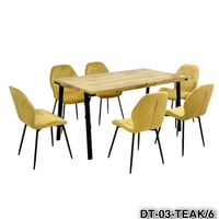 طقم طاولة طعام 4و6و8 كراسي خشبي