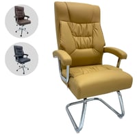 طقم 2كراسي جلد ثابت عدة الوان