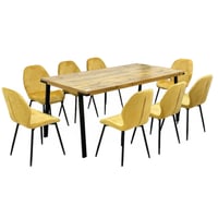 طقم طاولة طعام 4و6و8 كراسي خشبي