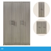 دولاب ملابس رمادي عدة مقاسات