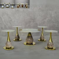 طقم طاولات خدمة عدة ألوان