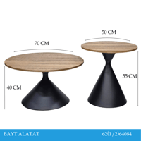 طقم طاولات خدمة عدة الوان